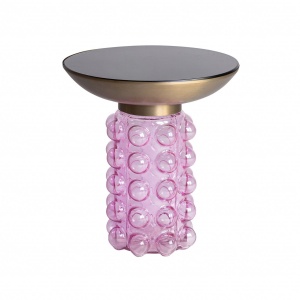 MASUTA DE CAFEA AUXILIAR REF. 29830, DIN METAL SI STICLA, STIL MODERN, VIC - Img 2
