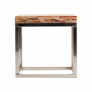 MASUTA DE CAFEA BERKAN REF. 23770, DIN LEMN MASIV SI METAL, STIL MODERN, VIC