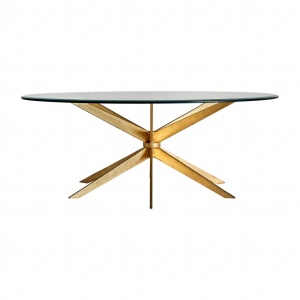 MASUTA DE CAFEA LAUW REF. 29566, DIN METAL SI STICLA, STIL MODERN, VIC