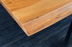 MASUTA DE CAFEA, MAMMUT 110CM, MARO/NEGRU, DIN LEMN DE SALCAM SI METAL, ARTIM GROUP COLLECTION - Img 3