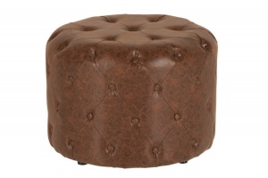 MASUTA DE CAFEA/TABURET 60 cm CHESTERFIELD 39424 STIL VINTAGE - Img 5