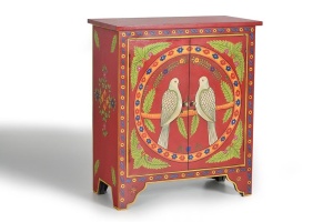 NOPTIERA SIOMON 6101, MULTICOLOR, LEMN DE MANGO CU MOTIVE REALIZATE MANUAL, STIL VINTAGE G&C