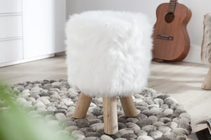 OFERTA !!!TABURET SIT II ALB 36494 DESIGN SCANDINAV