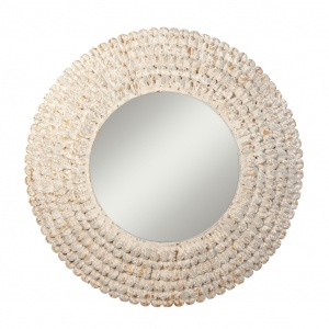 OGLINDA DECORATIVA LAFIA REF. 23878, DIN LEMN MASIV, MDF SI STICLA, STIL MODERN, VIC