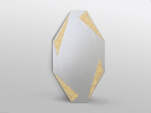 OGLINDA DECORATIVA LAVERNA, 100x180 CM, DIN STICLA SI MDF, STIL MODERN - Img 5