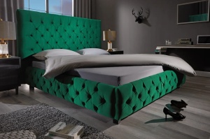 PAT CHESTERFIELD, PARIS 180X 200CM, CATIFEA DE CULOARE VERDE, ARTIM GROUP SELECTION - Img 6