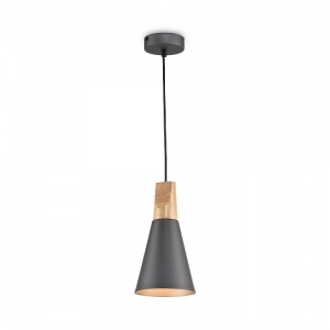 PENDUL BICONES P359-PL-140-C , DIN METAL SI LEMN, STIL MODERN, MAYTONI