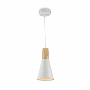 PENDUL BICONES P359-PL-140-W, DIN METAL SI LEMN, STIL MODERN, MAYTONI