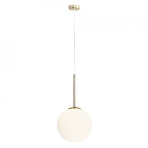PENDUL BOSSO MEDIUM, 200 CM, AURIU, DIN STICLA SI METAL, STIL MODERN