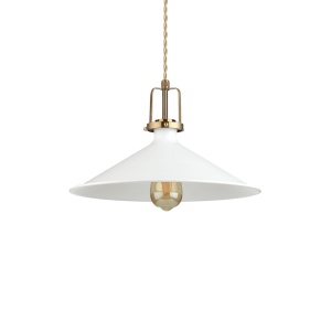 PENDUL ERIS-4 SP1, ALB, DIN METAL, STIL MODERN