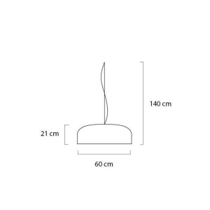 PENDUL SMITH, NEGRU, DIN ALUMINIU, ACRIL SI OTEL, STIL MODERN, B2 - Img 2