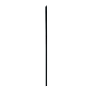 PENDUL ULTRATHIN D100 ROUND, NEGRU, DIN METAL, STIL MODERN