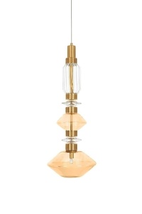 PENDUL VASO GOLD, CONFECTIONAT DIN OTEL INOXIDABIL SI STICLA, STIL MODERN