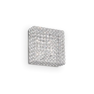 PLAFONIERA ADMIRAL PL4, CROM, DIN CRISTAL, STIL MODERN