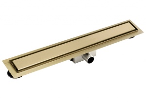 RIGOLA DUS, REA NEO PURE, 90 CM, GOLD, DESIGN MODERN, CALITATE SUPERIOARA, REA - Img 2