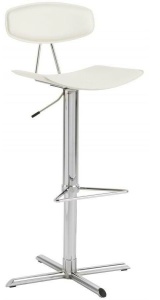 SCAUN DE BAR ALB BLAISE STIL MODERN B2