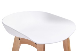SCAUN DE BAR ALB HOKER STALLO STIL MODERN B2 - Img 4