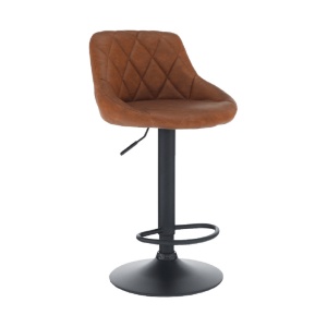 SCAUN DE BAR TERKAN, MARO/NEGRU, STIL MODERN, TK