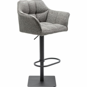 SCAUN DE BAR TINKTANK, CU TAPITERIE DIN POLIESTER SI CADRU DIN METAL, STIL MODERN