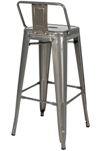SCAUN DE BAR TOWER 76 PARIS, CONFECTIONAT DIN METAL, STIL INDUSTRIAL - Img 3