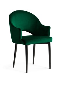 SCAUN DINING GODA VERDE/NEGRU - DESIGN MODERN