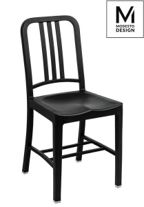 SCAUN DINING, NEGRU, DIN POLIPROPILENA, VEGA, STIL MODERN
