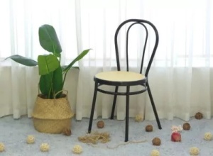 SCAUN DINING, NEGRU/NATURAL, DIN METAL, ARTIM GROUP SELECTION - Img 2