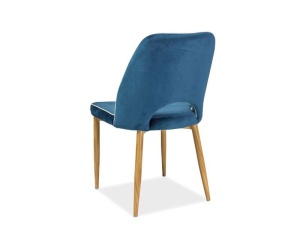 SCAUN DINING VERDI GRI BLUVEL14/STEJAR STIL MODERN SIGNAL - Img 2