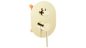 SET DE DUS INCASTRAT REA OVAL + BOX, AURIU, DIN ALAMA, CALITATE SUPERIOARA - Img 2