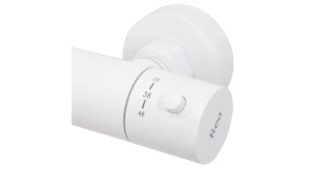 SET DE DUS REA LUNGO CU TERMOSTAT, ALB MAT, DIN ALAMA, CALITATE SUPERIOARA - Img 5