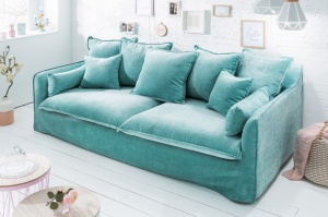 SOFA HEAVEN 210CM, COD 38943 TAPITERIE DIN CATIFEA AQUA, STIL MODERN