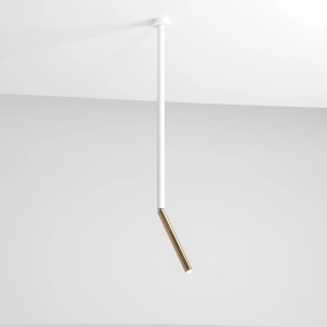 SPOT STICK L, 81,5 CM, ALB/AURIU, DIN METAL, STIL MODERN