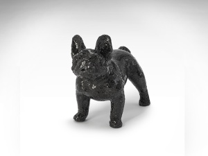 STATUETA DECORATIVA ATILA, 38x50 CM, DIN STICLA SI FIBRE DE STICLA, STIL MODERN - Img 5