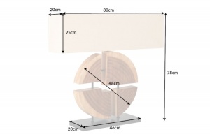 VEIOZA, ARTWORK 80CM BEJ, COD 40328, DIN LEMN MASIV, DESIGN SCANDINAV - Img 6