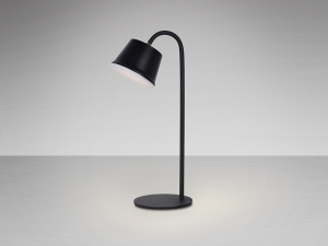 VEIOZA CUCO, 34 CM, NEGRU/OPAL, DIN METAL SI ABS, STIL MODERN - Img 2