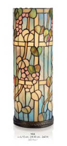 VEIOZA DEOSEBITA TIFFANY, COD Y55, DIN METAL SI STICLA
