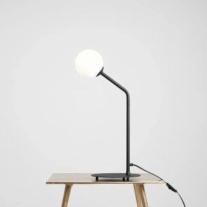 VEIOZA PURE, 62 CM, NEAGRA, DIN STICLA SI METAL, STIL MODERN