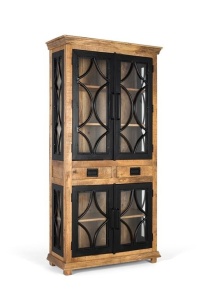VITRINA 200CM, 1592, DIN LEMN DE MANGO, STICLA SI METAL, ARTIM GROUP SELECTION - Img 2
