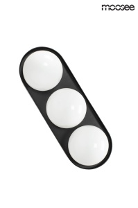 APLICA DROPS 3 NEAGRA, CONFECTIONATA DIN STICLA SI OTEL CARBON, STIL MODERN