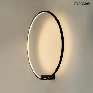 APLICA HOOP 60, NEAGRA, CONFECTIONATA DIN OTEL, STIL MODERN - Img 2