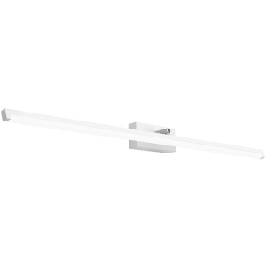 APLICA LED BAIE WHITE APP376-1W, 20W, 100 cm, ALB/ARGINTIU, DIN METAL, STIL MODERN TU