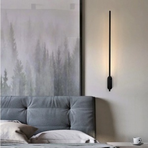APLICA LED WALL LAMP APP584-1W, 12W, 92 cm, NEGRU, DIN METAL DE INALTA CALITATE, STIL MODERN, TU - Img 6