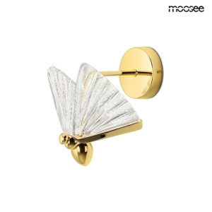 APLICA MOOSEE BUTTERFLY S AURIE, ALUMINIU SI CRISTAL, STIL MODERN