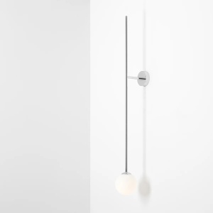 APLICA PINNE, 115 CM, CROM, DIN STICLA SI METAL, STIL MODERN