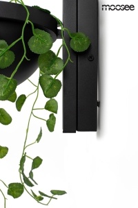 APLICA PLANT, NEAGRA, CONFECTIONATA DIN METAL SI STICLA, STIL MODERN - Img 4