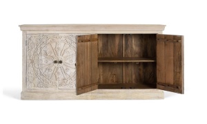 BUFET LIVING ELEGANT, CODE 1991, 180CM, LEMN DE MANGO, ARTIM GROUP SELECTION - Img 3
