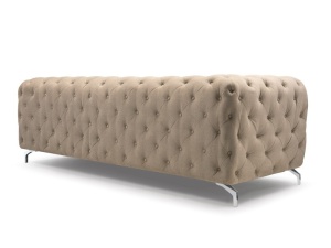CANAPEA CHESTERFIELD 178CM, LIVERPOOL 2 LOCURI, DIN STOFA, DIVERSE NUANTE, DE CALITATE SUPERIOARA - Img 2