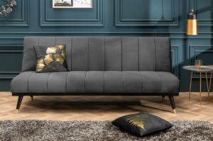 CANAPEA EXTENSIBILA 180CM, DIN METAL SI CATIFEA, DESIGN RETRO, ARTIM GROUP SELECTION