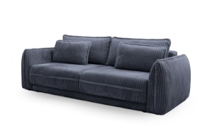 CANAPEA NOA GRI GRUPA IV, CONFECTIONATA DIN METAL, SPUMA POLIURETANICA SI TEXTIL, STIL MODERN - Img 2
