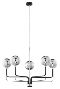 CANDELABRU ERIS 1888, DIN METAL SI STICLA, STIL MODERN, JUPITER